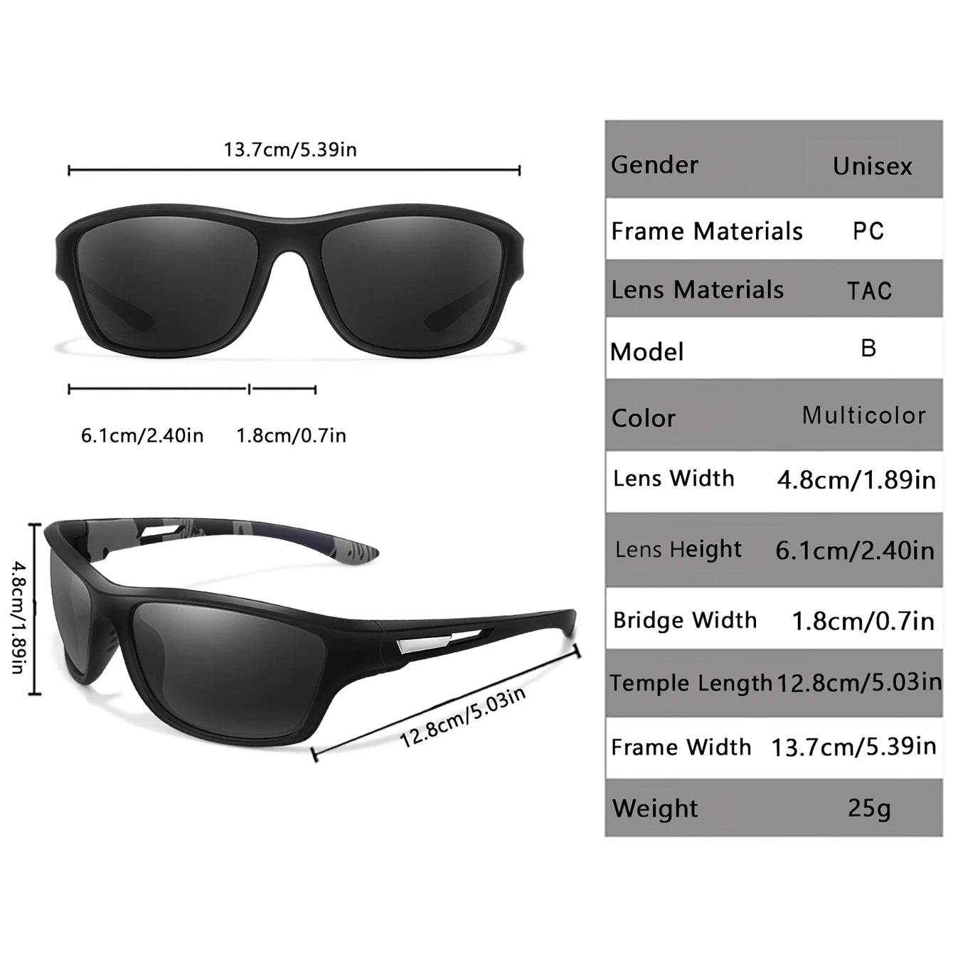 IllaPro Trail Vision Polarized Sunglasses – UV400 Anti-Glare Outdoor Eyewear